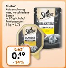 Sheba im V-Markt Prospekt Katzennahrung von Sheba im aktuellen V-Markt Prospekt für 0,49 €