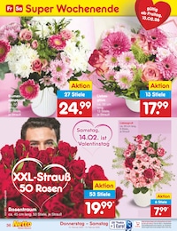 Blumenstrauß Angebot im aktuellen Netto Marken-Discount Prospekt auf Seite 44