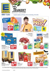 EDEKA Supermarkt Prospekt der aktuellen Woche mit 40 Seiten, gültig von 26.10.2026 bis 31.10.2026, in Pressath und Umgebung Aktueller EDEKA Supermarkt Prospekt in Pressath und Umgebung, "Wir lieben Lebensmittel!" mit 40 Seiten, 26.10.2026 - 31.10.2026