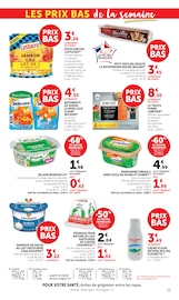 Promos Jambon Cru dans le catalogue "LES PRIX BAS ! DANS VOTRE MAGASIN" de Super U Jambon Cru en promo dans le catalogue Super U à la page 11