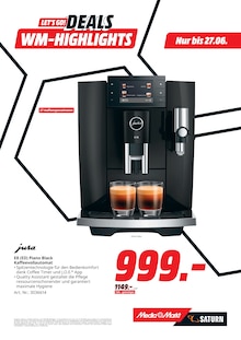 Kaffeevollautomat im MediaMarkt Saturn Prospekt "LET'S GO! DEALS WM-HIGHLIGHTS" mit 22 Seiten (Bottrop)