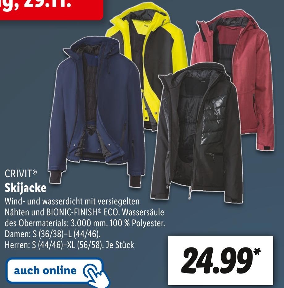 Mädchen Skijacke von CRIVIT bei Lidl Mädchen Skijacke von CRIVIT für 24,99 € bei Lidl im Prospekt DEINE TOP-ANGEBOTE ZUR ADVENTSZEIT