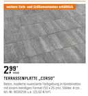 TERRASSENPLATTE "CORSO" Angebote bei OBI Monheim für 2,99 €