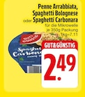 Penne Arrabbiata, Spaghetti Bolognese oder Spaghetti Carbonara Angebote von GUT & GÜNSTIG bei EDEKA Passau für 2,49 €