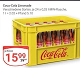 Aktuelle Coca Cola Angebote bei GLOBUS in Zwickau Aktuelles Limonade Angebot bei GLOBUS in Zwickau ab 15,99 €