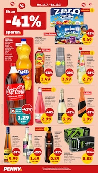 Cola im Penny Prospekt "Wer günstig will, muss Penny." mit 36 Seiten (Fürth)