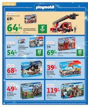Promos Playmobil dans le catalogue "EMBARQUEZ POUR LE PAYS DES JOUETS" de Auchan Hypermarché Playmobil en promo dans le catalogue Auchan Hypermarché à la page 22