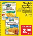 Aktuelles Back-Camembert oder Back-Mozzarella Angebot bei Marktkauf in Nürnberg ab 2,00 €