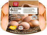 REWE Michelau - 6 Frische Eier aus Bodenhaltung Angebot im Prospekt 6 Frische Eier aus Bodenhaltung bei REWE im Michelau Prospekt für 1,39 €