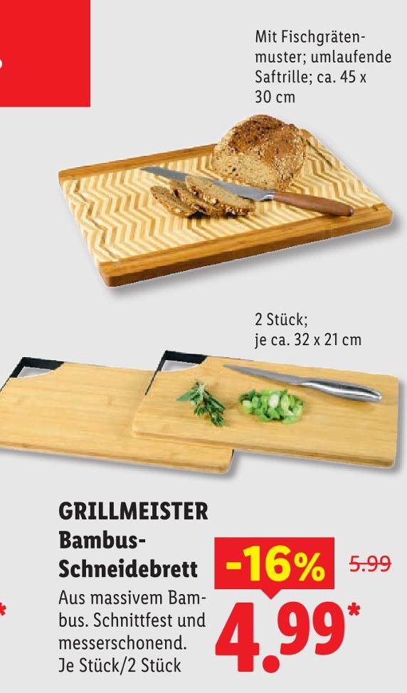 Bambus-Schneidebrett