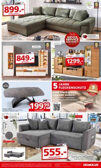 Sitzmöbel im Segmüller Prospekt "Service & Service geschenkt" mit 8 Seiten (Darmstadt)