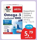 Omega-3 1000mg von Doppelherz im aktuellen budni Prospekt