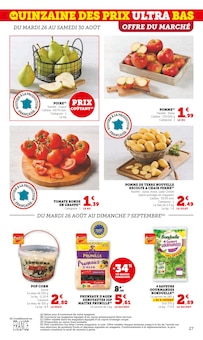 Promotion Moules Marinières dans le prospectus Super U, valable du 26/08/2025 au 07/09/2025 Promo Moules Marinières dans le catalogue Super U du moment à la page 27