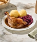 Aktuelles Frz. Entenkeule mit Apfelrotkohl & Kartoffelklöße Angebot bei Höffner in Leverkusen ab 9,90 €