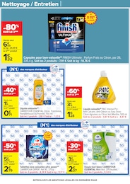 Prix et réduction Finish dans le prospectus Carrefour en cours Offre Finish dans le catalogue Carrefour du moment à la page 59