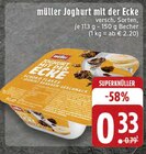 Joghurt mit der Ecke Angebote von müller bei EDEKA Monheim für 0,33 €