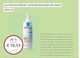 Lipikar Balsam AP+MAX bei LINDA Premiumapotheke im Gladbeck Prospekt für 18,55 €