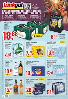 Jack Daniels im E center Prospekt "Aktuelle Angebote" mit 26 Seiten (Düren)