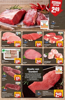 Rindfleisch im aktuellen REWE Prospekt (Mönchengladbach) Rindfleisch im REWE Prospekt "Dein Markt" mit 34 Seiten (Mönchengladbach)