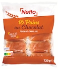 16 Pains au Chocolat Format Familial - NETTO dans le catalogue Netto