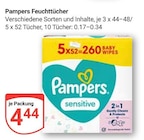 Feuchttücher Sensitive im Angebot bei GLOBUS in Kerpen Feuchttücher Sensitive Angebote von Pampers bei GLOBUS Kerpen für 4,44 €