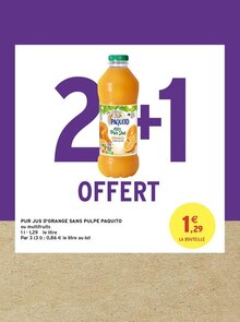 Intermarché Viry-Châtillon - PUR JUS D'ORANGE SANS PULPE Promo PUR JUS D'ORANGE SANS PULPE dans le catalogue Intermarché "Le mini prospectus" à Viry-Châtillon