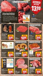 Rinderhackfleisch Angebot im aktuellen REWE Prospekt auf Seite 8