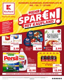 Coca Cola im Kaufland Prospekt "Aktuelle Angebote" mit 56 Seiten (Duisburg)