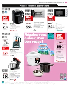 Promotion Micro-Ondes dans le prospectus Carrefour, valable du 23/12/2025 au 05/01/2026 Promo Micro-Ondes dans le catalogue Carrefour du moment à la page 7