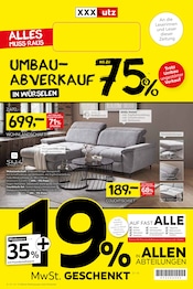 Aktueller XXXLutz Möbelhäuser Prospekt mit Wohnlandschaft, "NEU-ERÖFFNUNG in Rangsdorf", Seite 1