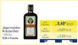 Jägermeister im METRO Prospekt Jägermeister Kräuterlikör von Jägermeister im aktuellen METRO Prospekt für 6,53 €