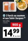 2 farcis au saumon et aux Saint-Jacques à Lidl dans La Chapelle-Launay 2 farcis au saumon et aux Saint-Jacques à Lidl dans La Chapelle-Launay