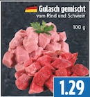 Gulasch gemischt bei EDEKA im Beselich Prospekt für 1,29 €