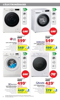 Promotion LG dans le prospectus Hyper U, valable du 20/01/2026 au 08/02/2026 Promo LG dans le catalogue Hyper U du moment à la page 6