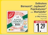 Aktuelle Paprika Angebote bei EDEKA in München Aktuelles Delikatess Bierwurst Angebot bei EDEKA in München ab 1,29 €