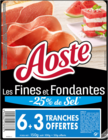 LES FINES ET FONDANTES JAMBON CRU AOSTE - AOSTE en promo chez Auchan Supermarché Orléans à 3,50 €
