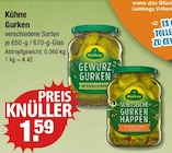 Gurken bei V-Markt im Füssen Prospekt für 1,59 €