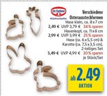 Osterausstechform Hase klein im diska Prospekt Osterausstechform Hase klein von Dr. Oetker im aktuellen diska Prospekt für 2,49 €