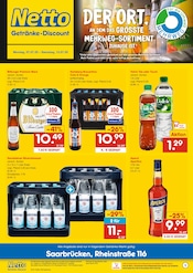 Bier im Netto Marken-Discount Prospekt in Riegelsberg Aktueller Netto Marken-Discount Prospekt mit Bier, "DER ORT, AN DEM DU IMMER AUSGEZEICHNETE PREISE FINDEST.", Seite 1