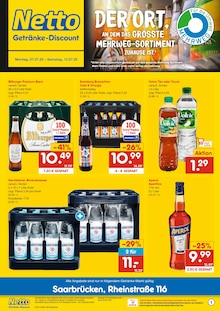 Cola im Netto Marken-Discount Prospekt "DER ORT, AN DEM DU IMMER AUSGEZEICHNETE PREISE FINDEST." mit 6 Seiten (Völklingen)