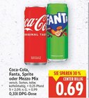 Coca-Cola, Fanta, Sprite oder Mezzo Mix im Angebot bei E center in Teltow Coca-Cola, Fanta, Sprite oder Mezzo Mix Angebote bei E center Teltow für 0,69 €