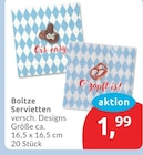 Servietten von Boltze im aktuellen budni Prospekt für 1,99 €