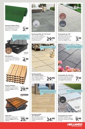 WPC Terrassendielen Angebote im Prospekt "Die Profi-Baumärkte" von Hellweg auf Seite 3