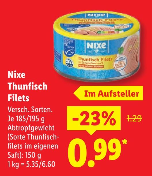 Thunfisch Filets