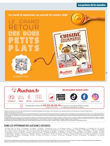 Promotion Papeterie dans le prospectus Auchan Hypermarché, valable du 22/09/2026 au 04/10/2026 Promo Papeterie dans le catalogue Auchan Hypermarché du moment à la page 59