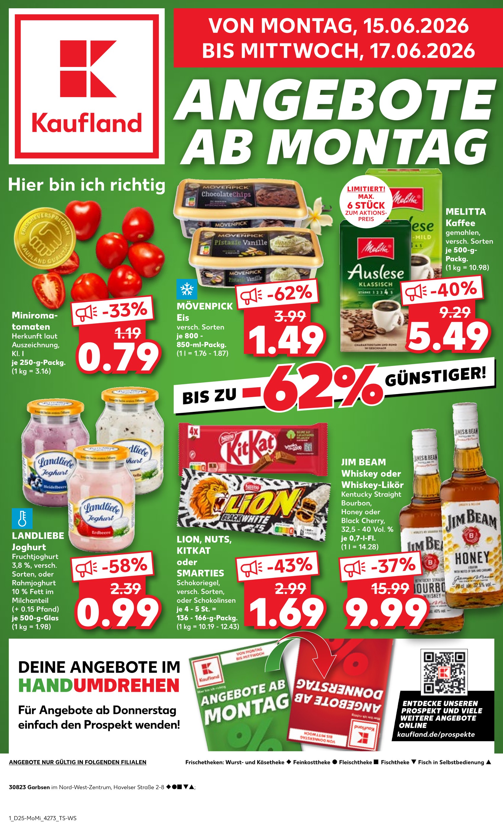 Aktueller Kaufland Prospekt "Hier bin ich richtig" für Garbsen Aktueller Kaufland Prospekt für Garbsen mit Seiten