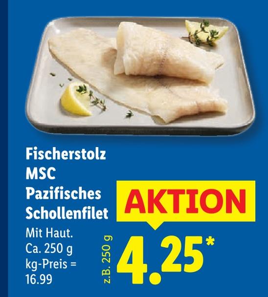 MSC Pazifisches Schollenfilet