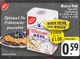 Weizen Mehl Type 405 im Angebot bei EDEKA in Oberhausen Weizen Mehl Type 405 Angebote von Gut & Günstig bei EDEKA Oberhausen für 0,59 €