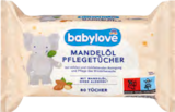 Pflegtücher Mandelöl Angebote von babylove bei dm-drogerie markt Wolfsburg für 2,15 €