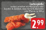 EDEKA Anröchte - Lachsspieße Angebot im Prospekt Lachsspieße bei EDEKA im Anröchte Prospekt für 2,99 €